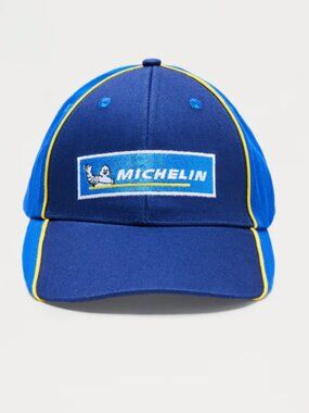 Michelin Tire Mechanic Car Vehicle Adjustable Hat Blue NWT